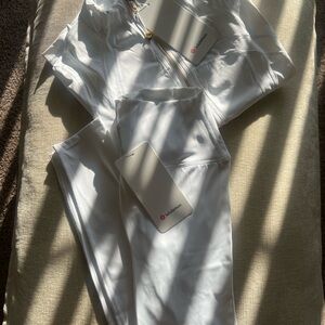 Lululemon Athletica White Activewear Set